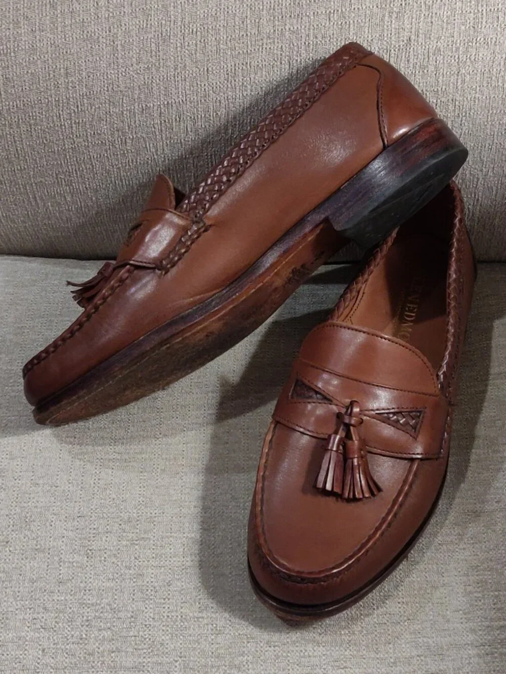 Allen Edmonds Maxfield Port Washington Leather Tassel Loafer SIZE 10E